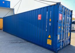 Contenedor de 40 pies High Cube modificado – Pared lateral recortada