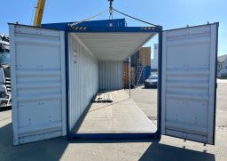 Contenedor de 40 pies High Cube modificado – Pared lateral recortada