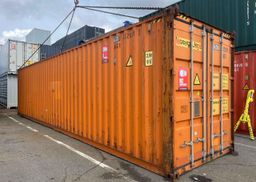 Contenedor de 40 pies High Cube de segunda mano – Almacenamiento