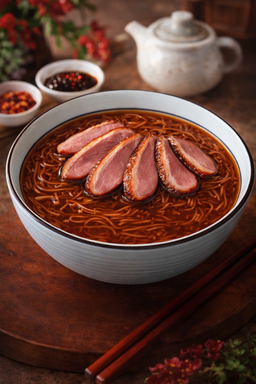 Smoked Duck Mee Sua (烟熏鸭面线) 