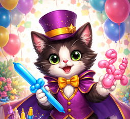 Magician with Balloon Sculpting