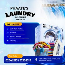 Phaate laundry & cleaning service(📍 Maseru services)