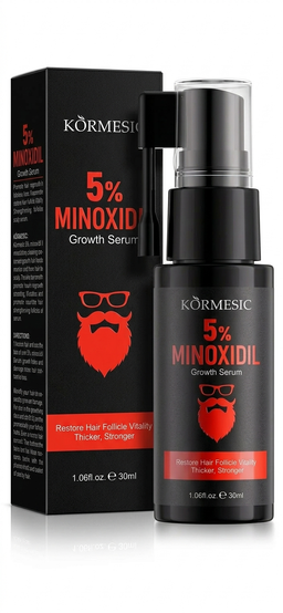 Kormesic 5% Minoxidil Beard Growth Serum (30ml)