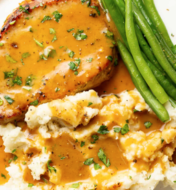 Honey/Mustard Glazed Pork Chops