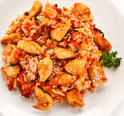 Garlic Chicken w/ Tomato Rice