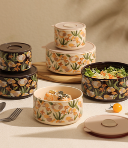 10400057 - FLORAL CERAMIC BOWL