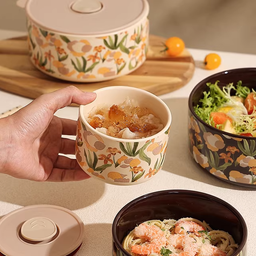 10400057 - FLORAL CERAMIC BOWL