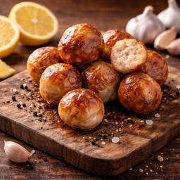 Garlic Sour Sausage Balls 