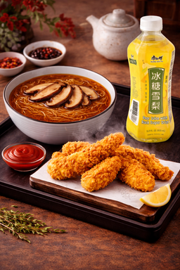 VS - Mushroom Mee Sua (香菇面线套餐）