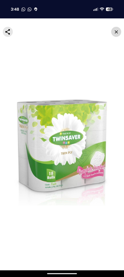 Twinsaver toilet paper 18s