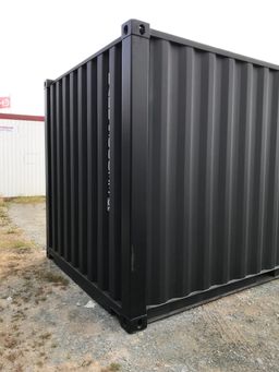 Contenedor marítimo de 20 pies negro – Primer viaje