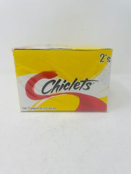 CHICLETS 2S MENTA DISP C/75 PZS