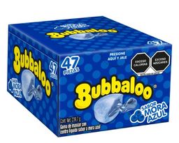 BUBBALOO MORA AZUL DISP C/47 PZS