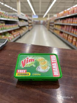 Vim tub 500gm with free Scrubber