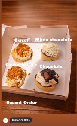 Cinammon rolls boxes 