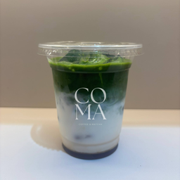 Iced Earl Grey Matcha Latte