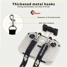 Adjustable Rope Strap for DJI RC-N1/N2/N3 Remotes - Secure Safety Belt for DJI Mini 2/Mini 4/Air 2S Drone Remote Control - Durable Handheld Flight Camera Controller Neck Strap, Drone Accessorie