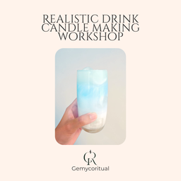 Realistic drink candle making + sip workshop