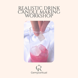 Realistic drink candle making + sip workshop