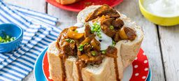 Chicken Gibblet Bunny Chow