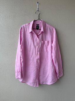 Camisa de Lino GAP - Rosa Pastel