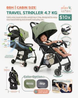 BBH (BaoBaoHao) CABIN STROLLER 4.7 KG
