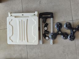 FOLDABLE SHOPPPING TROLLEY WITH LID 