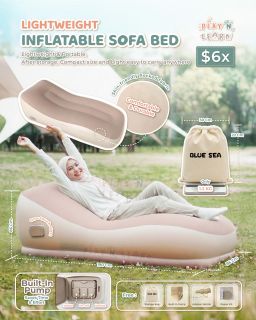 Lightweight Inflatable Sofa Bed