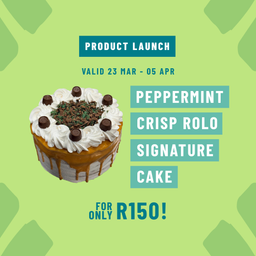 Peppermint Crisp Rolo Signature Cake