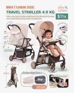 BBH (BaoBaoHao) CABIN STROLLER 4.9 KG