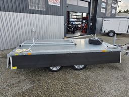 Remolque volquete Debon Tribenne PW3.3 – Bomba eléctrica (Black Edition)