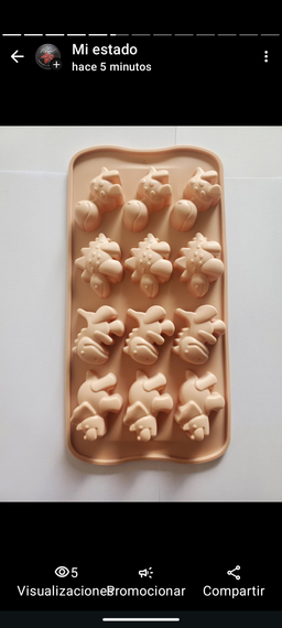 Molde dinosaurios pequeños