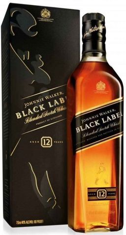 JOHNNIE WALKER BLACK B. WHISKY GB 1LT*PC/EMB:12