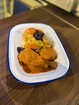 Curry Chicken Drumstick and Curry Potato Rice