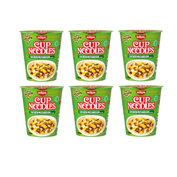 NISSIN Cup Noodles Chicken Mushroom 70g x 6
