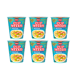 NISSIN Cup Noodles Seafood 69g x 6
