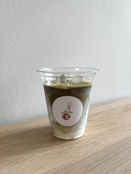 hojicha latte