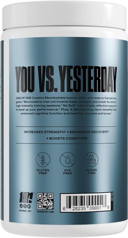 ONE OF ONE CREATINE MONOHYDRATE 400G UNFLAVORED