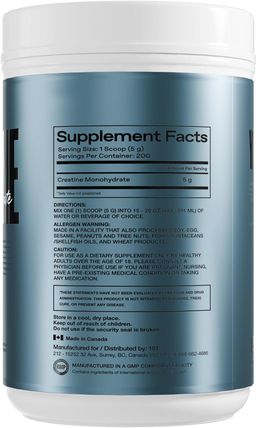 ONE OF ONE CREATINE MONOHYDRATE 1000G UNFLAVORED