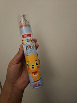 Colour pencil tube 12pc - blue tube