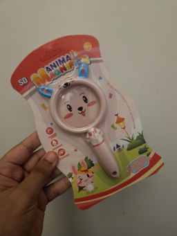 Cute magnifying glass - pink 