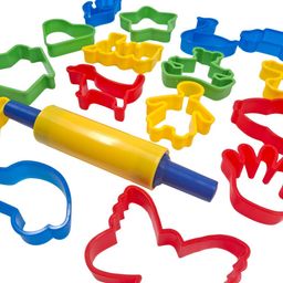 Large cutter and rolling pin set - 17pcs