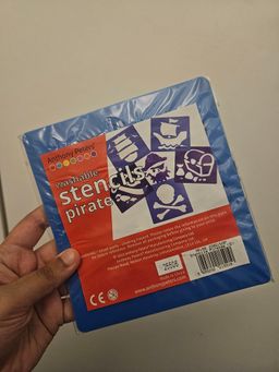 Pirate stencils - 6pcs