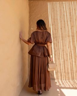 VESTIDO BUBBLE PEPLUM 