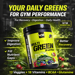VITAXTRONG™ Multi Green (30 Servings) | Complete Multivitamin with Fruits, Veggie Extracts & Antioxidants • Daily Digestive & Recovery Support [VX]