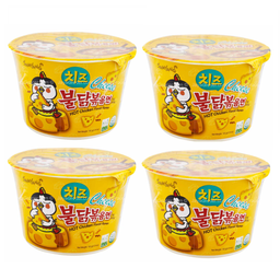 SAMYANG Hot Chicken Cheese Ramen Bowl 105g x 4