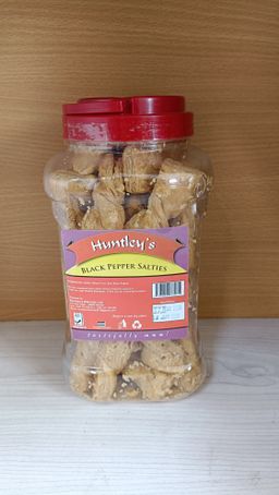 Huntley's black pepper salties 500g