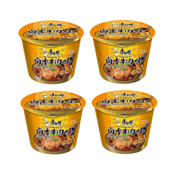 KANGSHIFU Instant Noodles Soyed Beef Bowl 4 x 110g