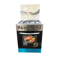 Sano 60X60 Full Gas, Timer, Ignition, Double Burner Oven With Rotisserie