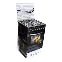 Sano 60X60 Full Gas Cooker With Electric Oven & Grill, Rotisserie, Auto Ignition, Oven Lamp, Timer